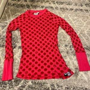 NWOT ROXY Ribbed Long Sleeve Top